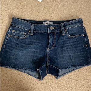 Paige denim cutoff shorts
